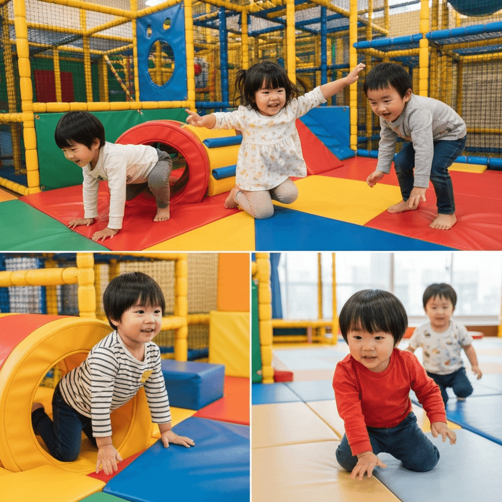 リレーをしている子どもたち
